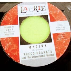 Rocco Granata - Marina / Manuela - Laurie 3041 - 45rpm Vinyl Record‎ Single 7"